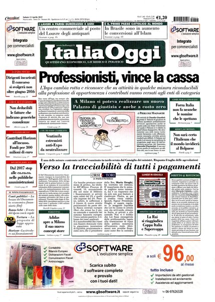 Italia oggi : quotidiano di economia finanza e politica